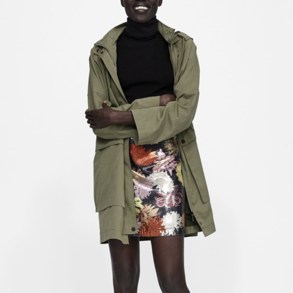 Brand New - Zara Floral Skirt